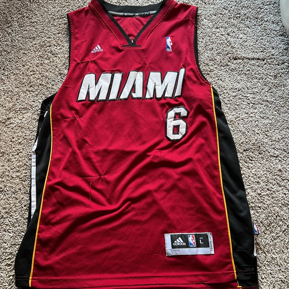 Vintage Lebron heat jersey authentic